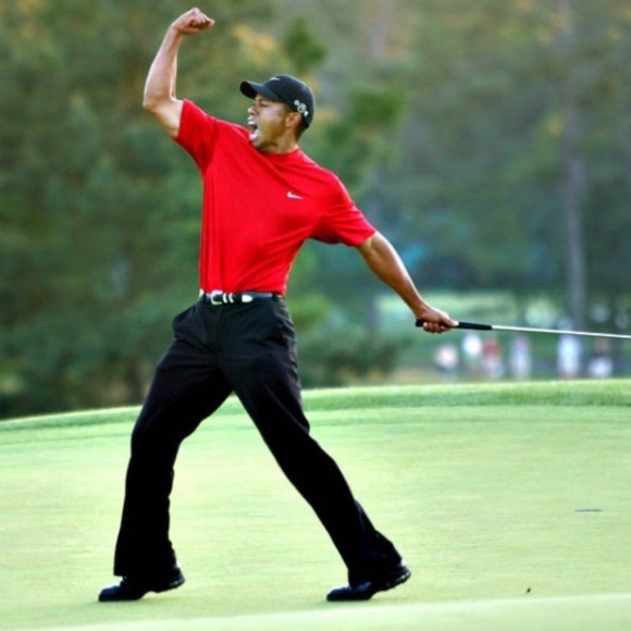 Tiger woods black pants Clearance